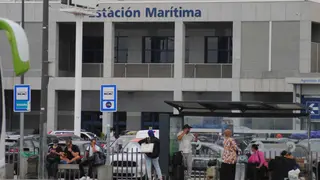 Instalaciones portuarias de Algeciras donde prestan servicio los vigilantes afectados por el conflicto laboral