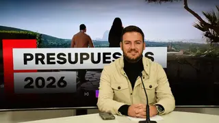 El teniente de alcalde de Hacienda, Fernando Vega, durante la presentaci&oacute;n del presupuesto municipal de 2026.
