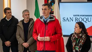 Pedro S&aacute;nchez se desplaza a San Roque para evaluar los da&ntilde;os de las borrascas - FOTO: FJ Ben&iacute;tez