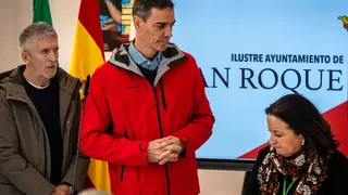 Pedro S&aacute;nchez se desplaza a San Roque para evaluar los da&ntilde;os de las borrascas - FOTO: FJ Ben&iacute;tez