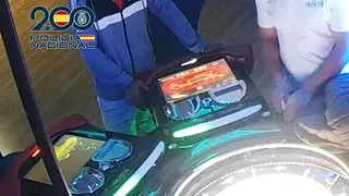 Imagen facilitada por la Polic&iacute;a Nacional relacionada con la investigaci&oacute;n desarrollada en el sal&oacute;n de juegos de Algeciras.