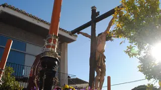 Imagen representativa de una procesi&oacute;n de Semana Santa en el Campo de Gibraltar.