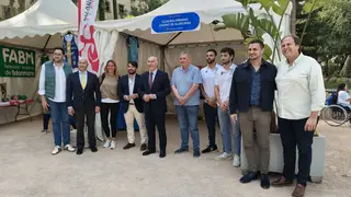 Vista general del Parque Mar&iacute;a Cristina durante la celebraci&oacute;n de la III Feria del Deporte de Algeciras.