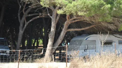 Imagen de archivo de una caravana en el t&eacute;rmino municipal de Tarifa