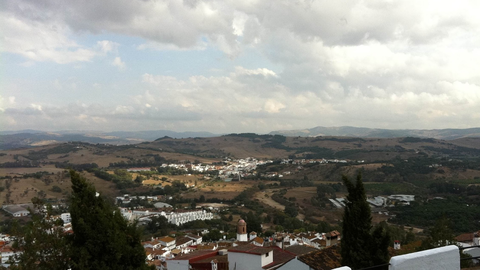 Vista panor&aacute;mica de Jimena de la Frontera.