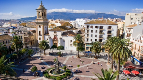 La Plaza Alta, uno de los iconos principales de la ciudad de Algeciras.
