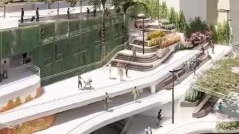 Proyecto del nuevo parking La Escalinata, en Algeciras