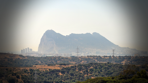 Panorámica de Gibraltar desde San Roque, donde también esperan avances importantes en las negociaciones sobre el Brexit