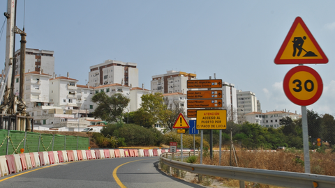 Una de las zonas más transitadas de la zona sur de Algeciras donde se están acometiendo los trabajos