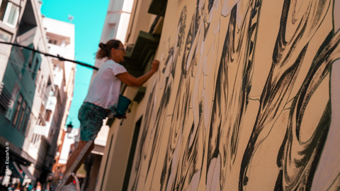 Arte en las calles de La Línea 2