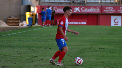 Diego Estaban fue el encargado de abrir la lata en el encuentro disputado ante el filial del Villareal 