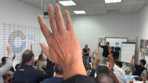 Unánime votación de los trabajadores