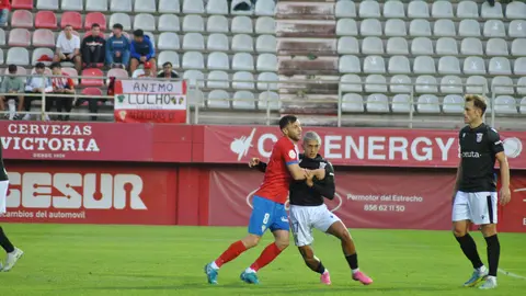 Un lance del Algeciras - Ceuta, celebrado este sábado en el Nuevo Mirador9
