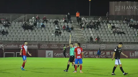 Un lance del Algeciras - Ceuta, celebrado este sábado en el Nuevo Mirador21