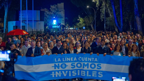 Manifestación La Línea 25 de octubre 7