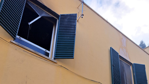 Aún no han trascendido los motivos que originó el incendio en esta vivienda
