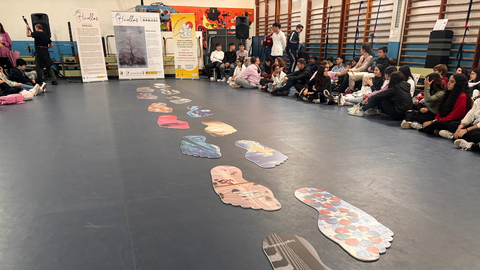 Las huellas de la migración, exposición en el IES Torre del Almirante