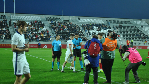 España - Inglaterra sub 21, inauguración del Ciudad de La Línea2