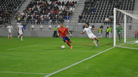España - Inglaterra sub 21, inauguración del Ciudad de La Línea40