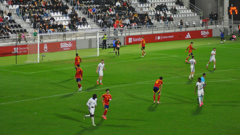 España - Inglaterra sub 21, inauguración del Ciudad de La Línea58