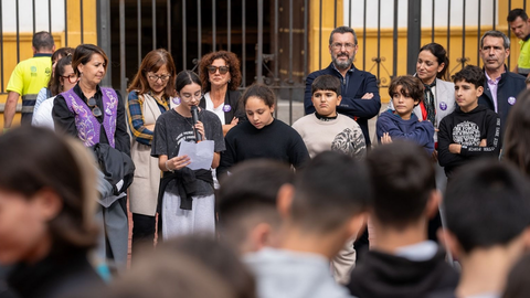 Marcha en La Línea para conmemorar el 25N 2