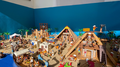 Belén con figuras de Playmobil 3