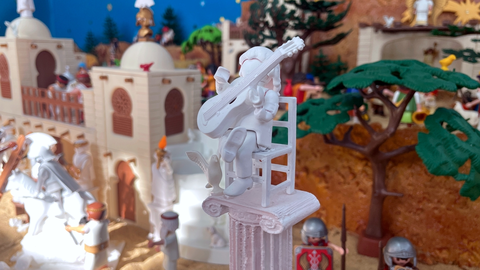 Belén con figuras de Playmobil 25