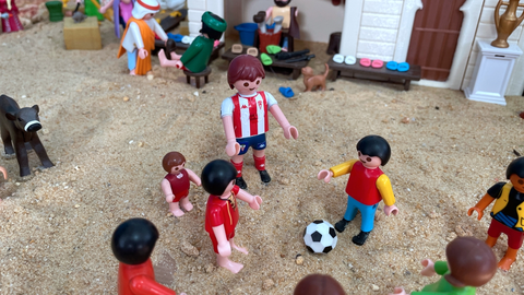 Belén con figuras de Playmobil 29