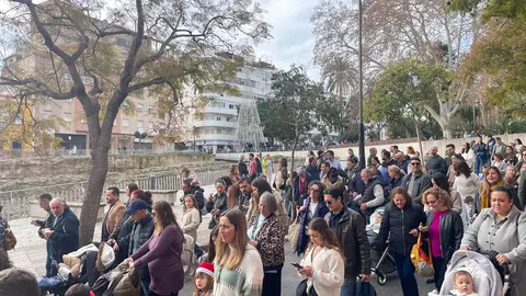 Arrastre de latas en Algeciras