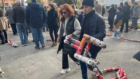 Arrastre de latas en Algeciras