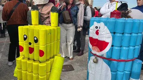 Arrastre de latas en Algeciras