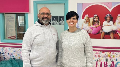 Pedro Amado y Laura Cuevas, las 'alma mater' de la Asociación Lulacris