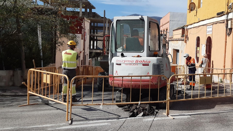Obra de Endesa en Algeciras. FOTO - Endesa