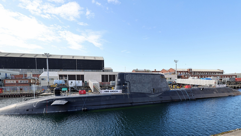 El 'HMS Anson', en una imagen de archivo. FOTO - Ministry of Defence