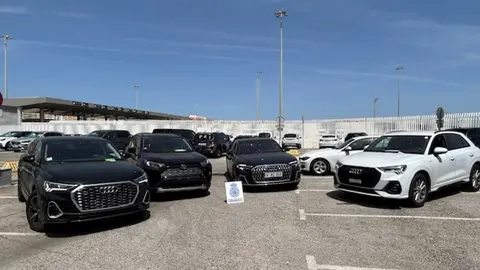Algunos de los vehículos recuperados en el puerto de Algeciras