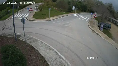 Imagen captada con una de las 20 cámaras instaladas en la entrada y salida del municipio