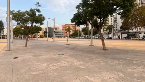 El parque feria de Algeciras, usado como reciento de prácticas por estos hermanos