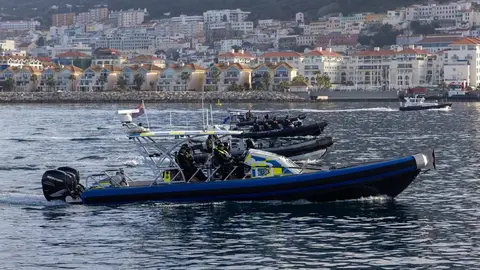 Maniobras marítimas llevadas a cabo en aguas, según España, de su soberanía