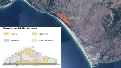 Zona en la que se proyecta la urbanización 