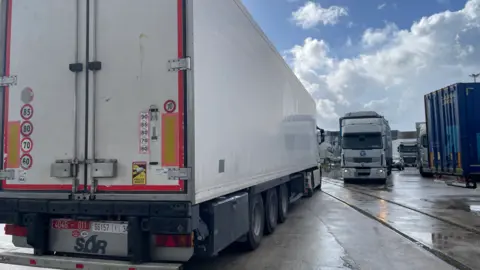Colapso de camiones en el puerto de Algeciras 14