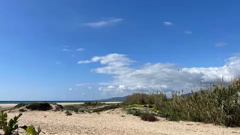 La playa tarifeña de Los Lances
