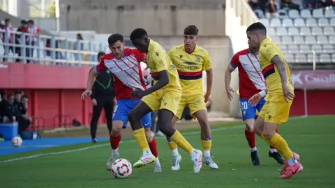 El capitán del Algeciras, Iván Turrillo, tuvo que ser sustiuido mediada la primera mitad
