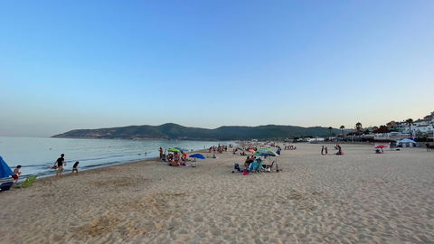 La playa algecireña de Getares, otro año más con su Bandera Azul