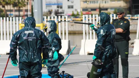 Simulacro Guardia Civil en Algeciras 13