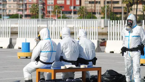 Simulacro Guardia Civil en Algeciras 15