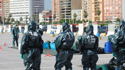 Simulacro Guardia Civil en Algeciras 16
