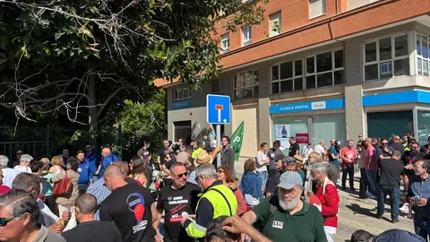 Concentración en apoyo al comité de huelga de Acerinox 2