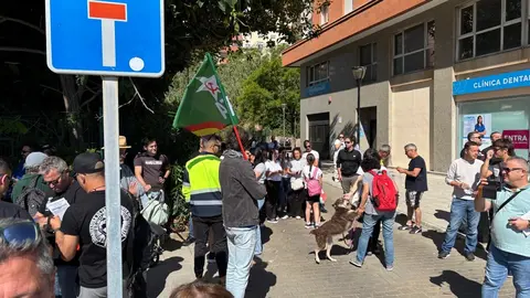 Concentración en apoyo al comité de huelga de Acerinox 11