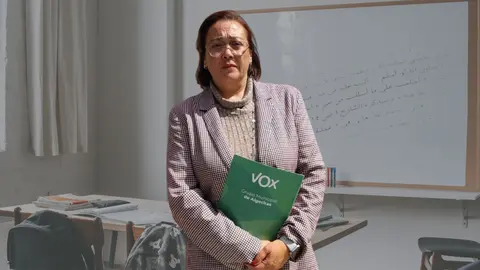 La portavoz del grupo municipal de Vox en Algeciras, Eva Poza