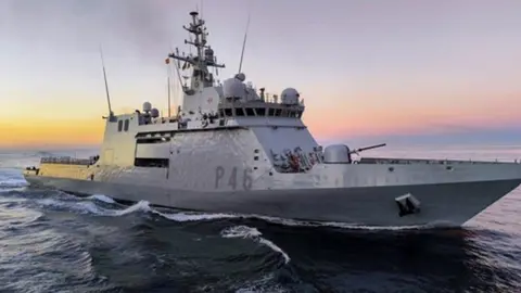 El Buque BAM Furor llega al puerto de Algeciras